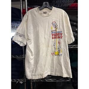 Vintage Bud Light Official  Beer Party Shirt - Size X-Large